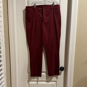 Women’s Burgundy Trousers